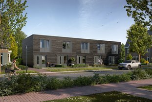 Impressie van modulaire woningen