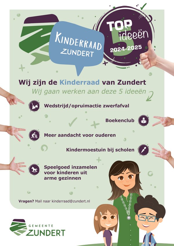 Poster Top-5 ideeën kinderraad